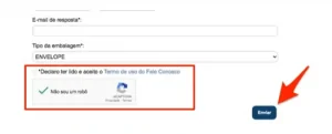 Print do local para autenticação